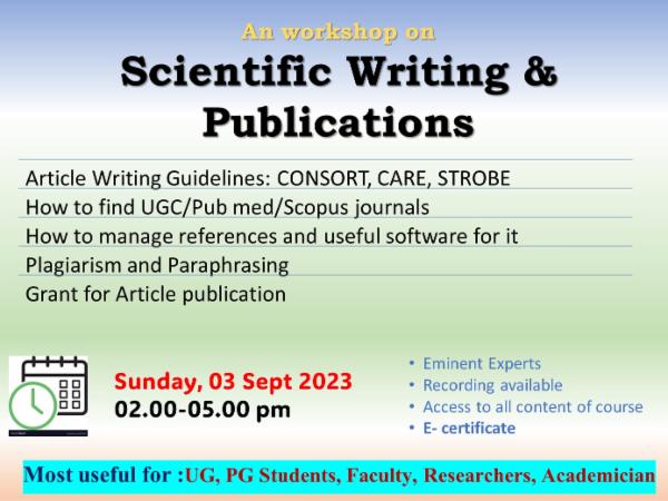 Scientific Writing & Publications